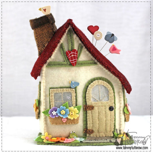 Storybook Cottage Pincushion Pattern *Download*