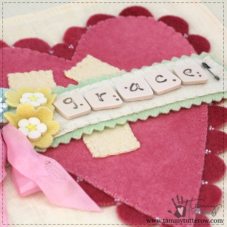 Heartfelt: Grace Wool Appliqué Pattern *Download*