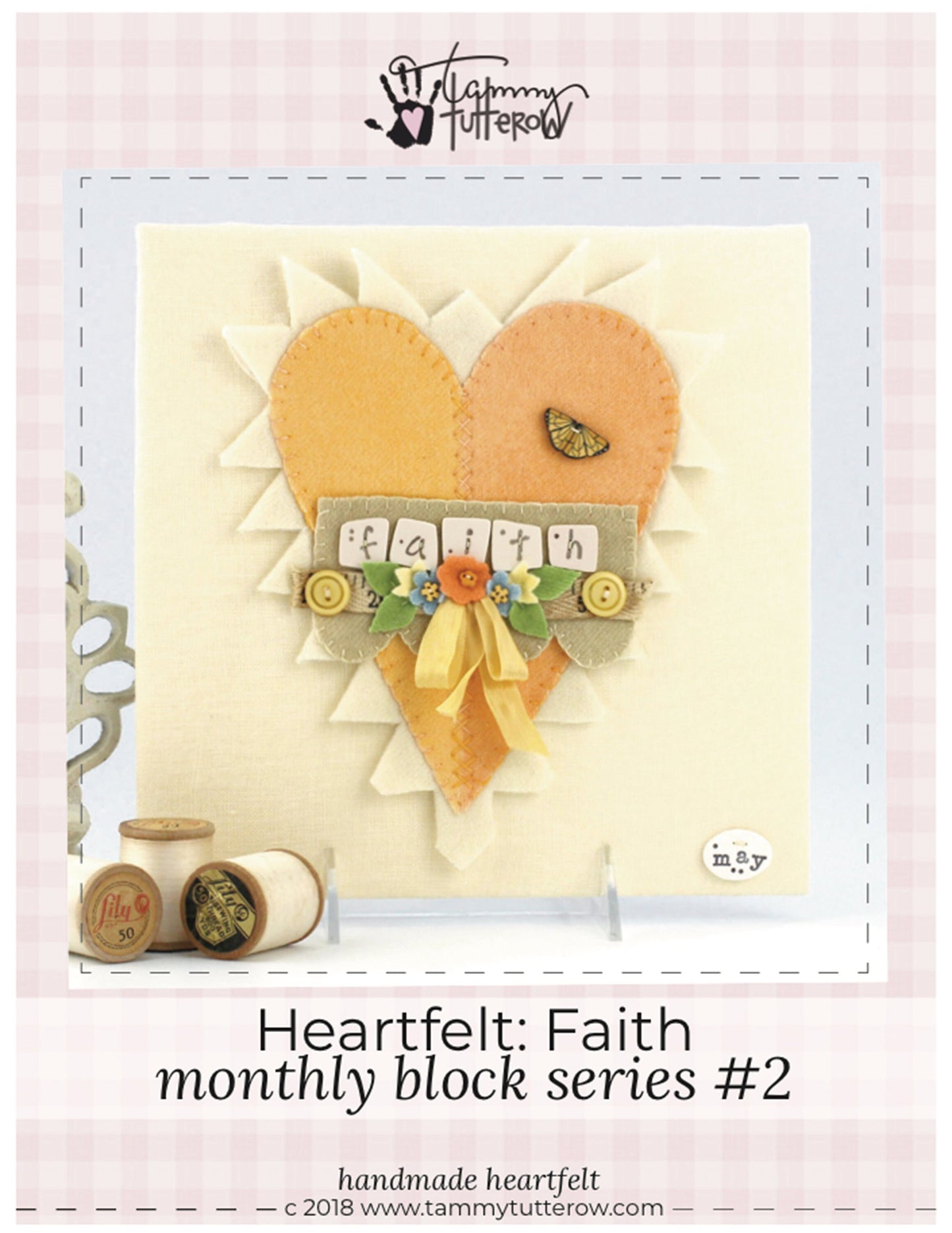 Heartfelt: Faith Wool Appliqué Pattern *Download*