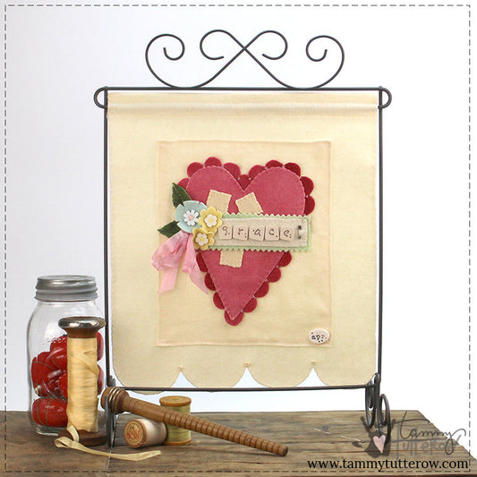 Heartfelt: Grace Wool Appliqué Pattern *Download*