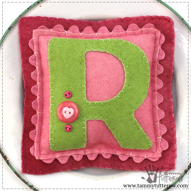 Button Block Appliqué Alphabet *Download*